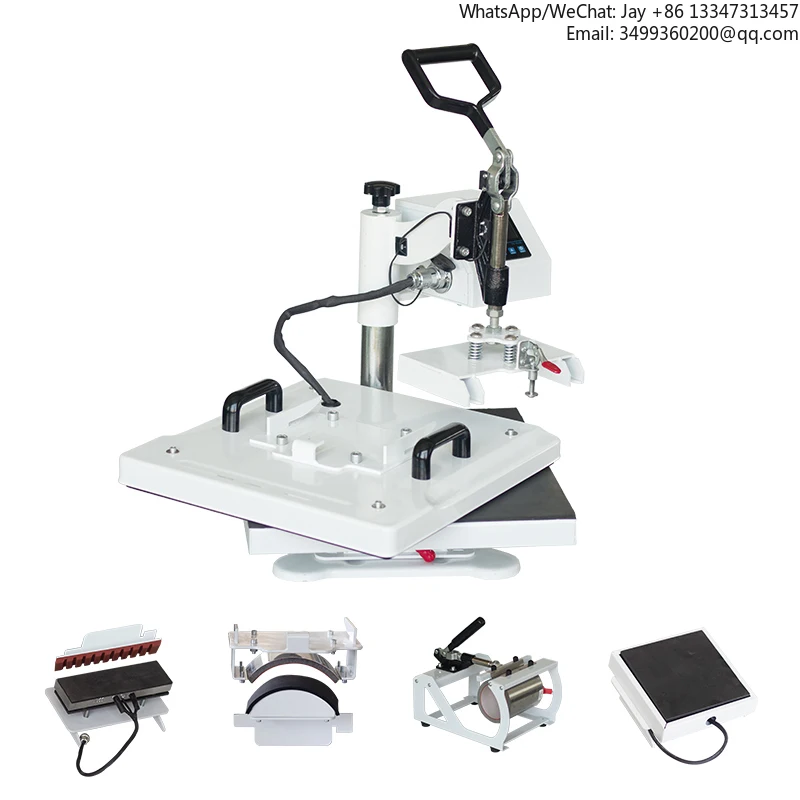 8 in 1 Heat Press Sublimation Heat Transfer Machine t-shirt printing A3 machinery for small business
8 in 1 Heat Press Sublimation Heat Transfer Machine t-shirt printing A3 machinery for small business