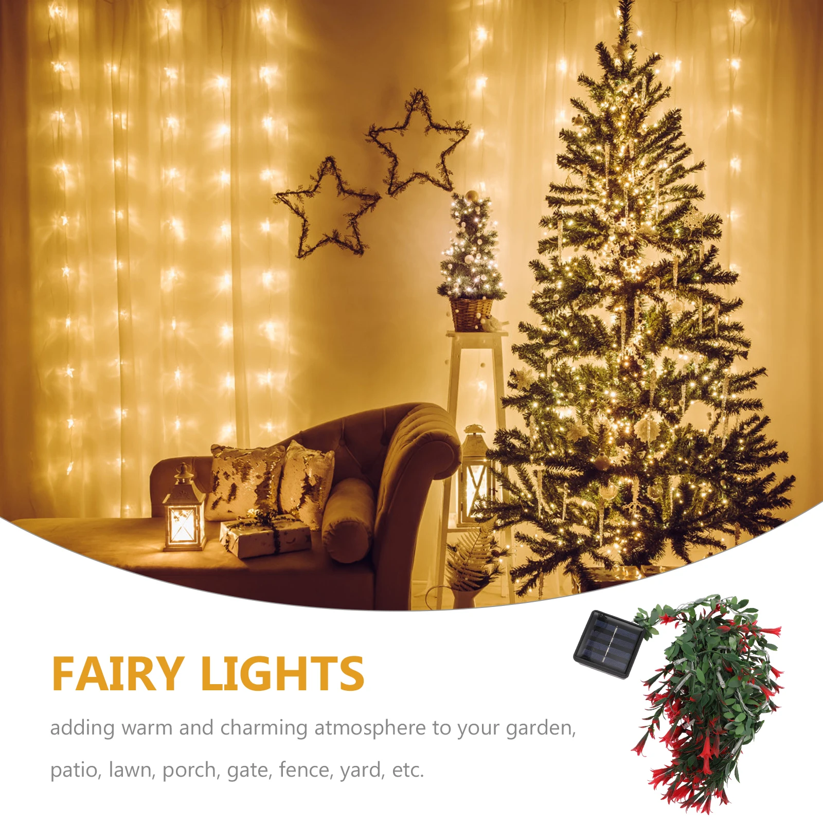Creative 20 Led Fairy Lights Party String Solar Powered Decorative Lighting For Home Holiday Garden Decoration 
Creative 20 Led Fairy Lights Party String Solar Powered Decorative Lighting For Home Holiday Garden Decoration