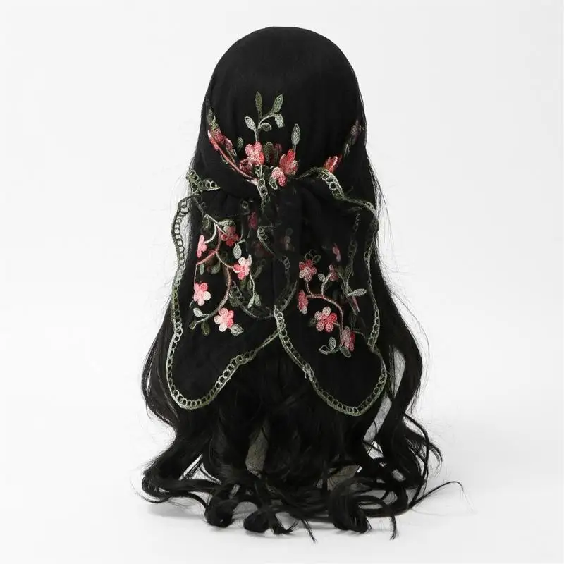 39BB Ethnic Head Scarf With Embroidery Flower Sheer Headwrap Shawl Cover For Women
39BB Ethnic Head Scarf With Embroidery Flower Sheer Headwrap Shawl Cover For Women