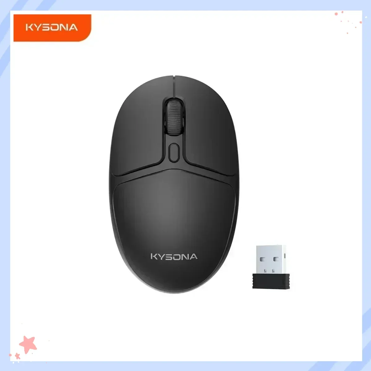Kysona Wireless Bluetooth Dual Mode Computer Mouse Ergonomic Wireless Gaming Silent Mouse for Laptops MacBook Tablets 1600DPI
Kysona Wireless Bluetooth Dual Mode Computer Mouse Ergonomic Wireless Gaming Silent Mouse for Laptops MacBook Tablets 1600DPI