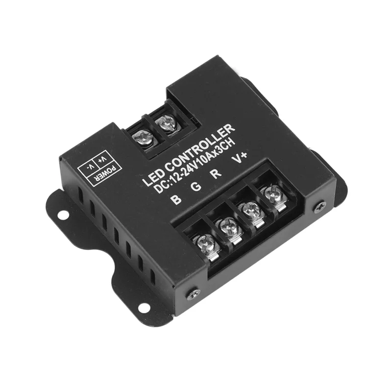 【ABUP】3X 30A Contact RGB RF Remote Control DC 12V 24V 3Channelx10a 360W/720W Controller For LED Strip Light SMD 5050
【ABUP】3X 30A Contact RGB RF Remote Control DC 12V 24V 3Channelx10a 360W/720W Controller For LED Strip Light SMD 5050