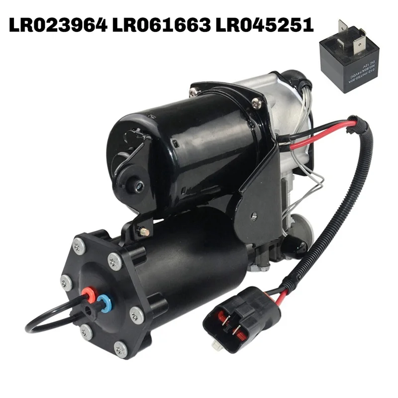 LR023964 LR061663 LR045251 Air Suspension Compressor & Relay For Land Rover Discovery 3 Range Rover Sport
LR023964 LR061663 LR045251 Air Suspension Compressor & Relay For Land Rover Discovery 3 Range Rover Sport