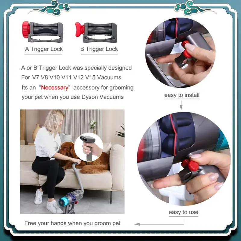 Премиум для Dyson V7 V8 V10 V11 V15 Groom Animal Allergy Пылесос Инструменты Запасные части Высококачественная щетка для инструментов для собак и домашних животных
Премиум для Dyson V7 V8 V10 V11 V15 Groom Animal Allergy Пылесос Инструменты Запасные части Высококачественная щетка для инструментов для собак и домашних животных