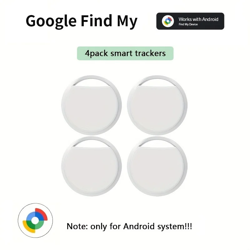 Упаковка из 4 умных GPS-трекеров работает с Android Google Find My Device, локатор глобального позиционера, устройство против потери для детей, автомобиль для домашних животных
Упаковка из 4 умных GPS-трекеров работает с Android Google Find My Device, локатор глобального позиционера, устройство против потери для детей, автомобиль для домашних животных