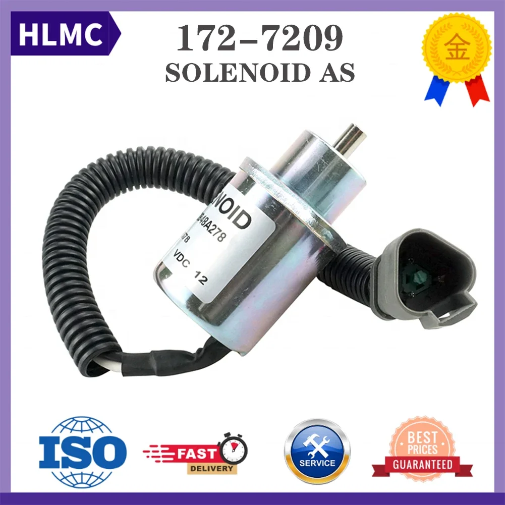 172-7209 173-1338 2848A278 1457906 New 12V Fuel Shutoff Solenoid For E216 226 236 232 246 262 252 242 906 257 Perkins
172-7209 173-1338 2848A278 1457906 New 12V Fuel Shutoff Solenoid For E216 226 236 232 246 262 252 242 906 257 Perkins