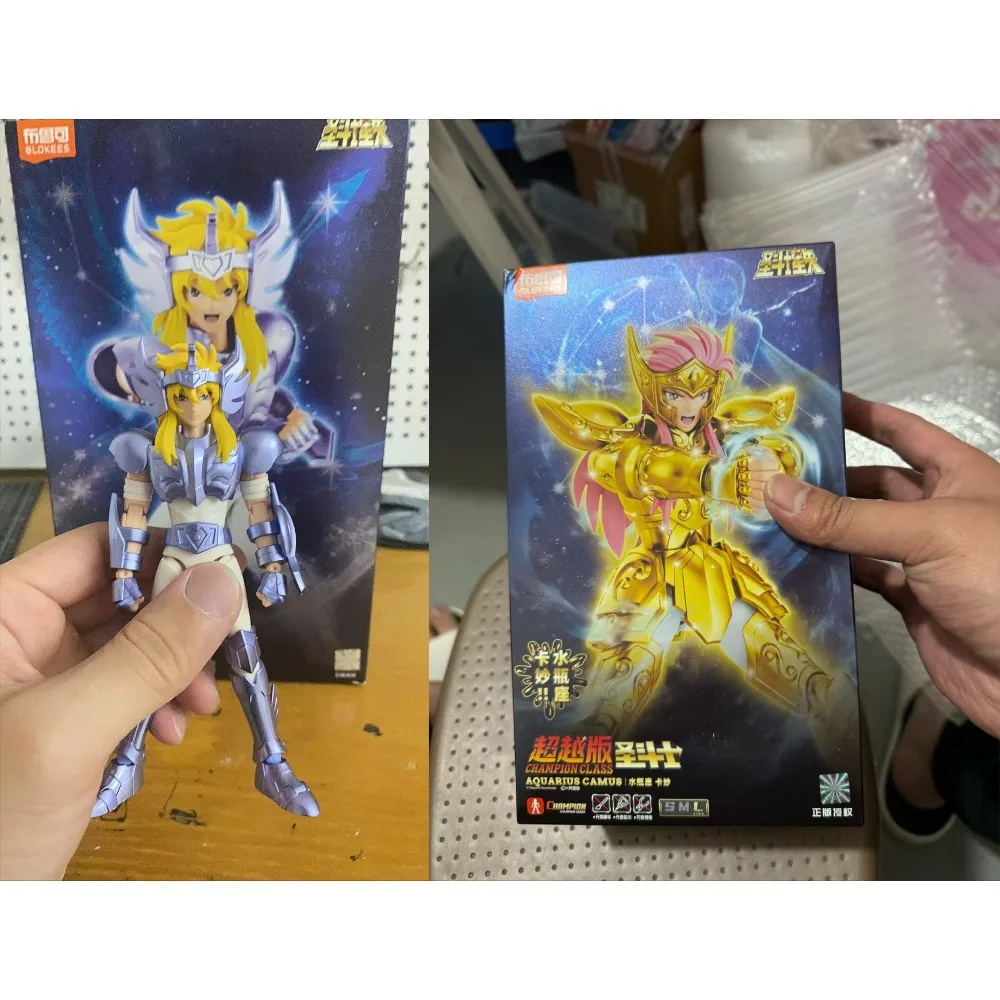 BLOKEES Original Gold Saint Seiya AQUARIUS CYGNUS CAMUS HYOGA CHAMPION CLASS Assembled Action Figure Anime Toys Collection Gift
BLOKEES Original Gold Saint Seiya AQUARIUS CYGNUS CAMUS HYOGA CHAMPION CLASS Assembled Action Figure Anime Toys Collection Gift