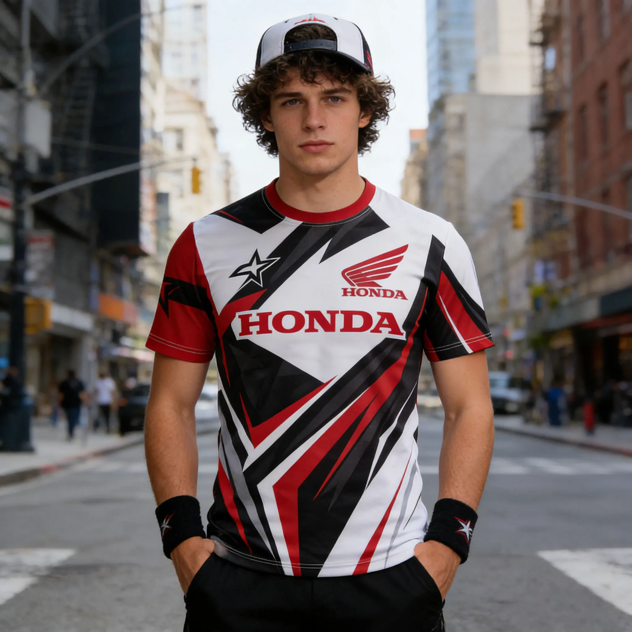 Honda Racing T-Shirt Quick Drying Sports Short Sleeved Motorcycle Riding Peripheral T-Shirt Racing Enthusiast Casual Top
Honda Racing T-Shirt Quick Drying Sports Short Sleeved Motorcycle Riding Peripheral T-Shirt Racing Enthusiast Casual Top