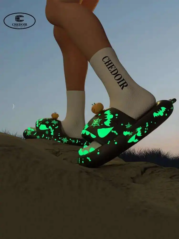 Halloween Night Noctilucent Shark Slippers For Couples Summer Fun Night Light Cool Slippers Instagram Trendy Outerwear
Halloween Night Noctilucent Shark Slippers For Couples Summer Fun Night Light Cool Slippers Instagram Trendy Outerwear