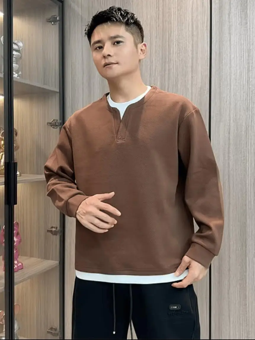 Autumn New Sle Men's Oversized Color Long Sve Hoodie Casual Loose Fit Antibacterial round Ne Top for Youth
Autumn New Sle Men's Oversized Color Long Sve Hoodie Casual Loose Fit Antibacterial round Ne Top for Youth