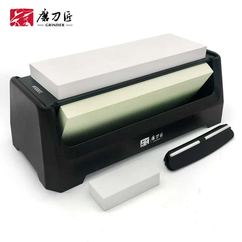 TAIDEA Sharpening stone New product 3Grit Wetstone 2000/6000/10000# Professional Sharpening system Angle guide&Correction Stone
TAIDEA Sharpening stone New product 3Grit Wetstone 2000/6000/10000# Professional Sharpening system Angle guide&Correction Stone