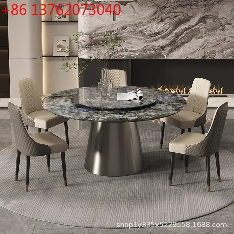 Natural blue jadeite Amazon green grandmother green marble round dining table
Natural blue jadeite Amazon green grandmother green marble round dining table