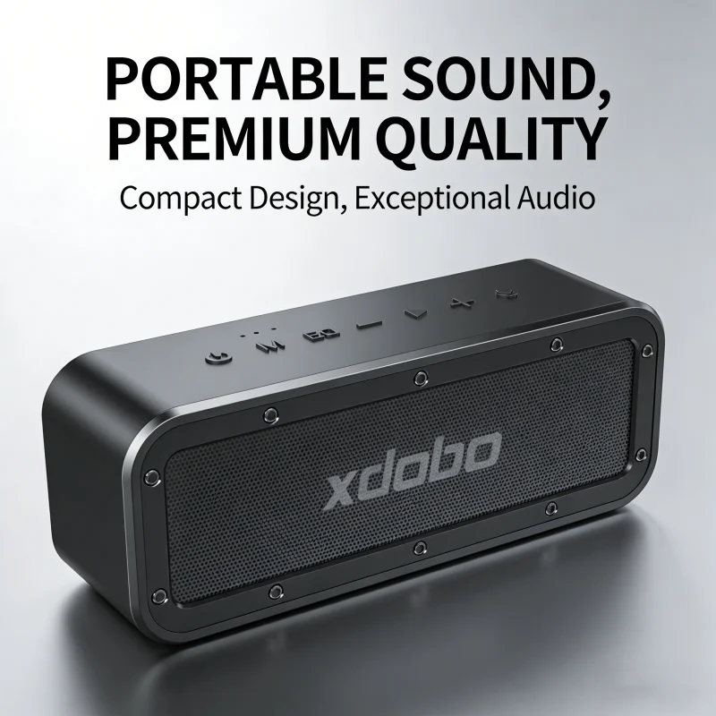 xdobo Portable Wireless Bluetooth Speaker with Bass Boost Hands-Free Calling TWS Pairing Ideal for Outdoor and Car Use
xdobo Portable Wireless Bluetooth Speaker with Bass Boost Hands-Free Calling TWS Pairing Ideal for Outdoor and Car Use