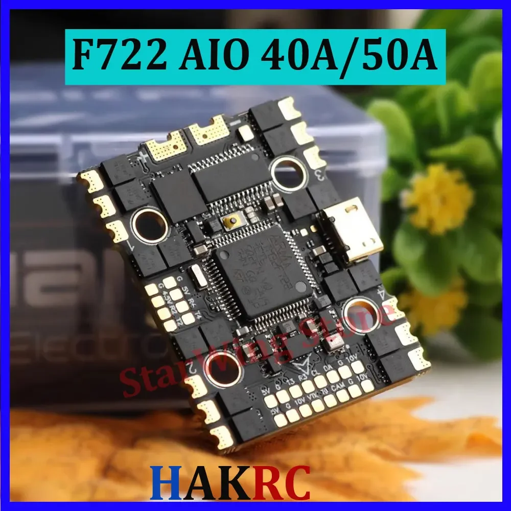 HAKRC F7220D F722 AIO F7 Контроллер полета 32 бит 40A/50A 4в1 ESC 2-6S с двойным экраном BEC для RC FPV Зубочистка Cinewhoop Drone
HAKRC F7220D F722 AIO F7 Контроллер полета 32 бит 40A/50A 4в1 ESC 2-6S с двойным экраном BEC для RC FPV Зубочистка Cinewhoop Drone