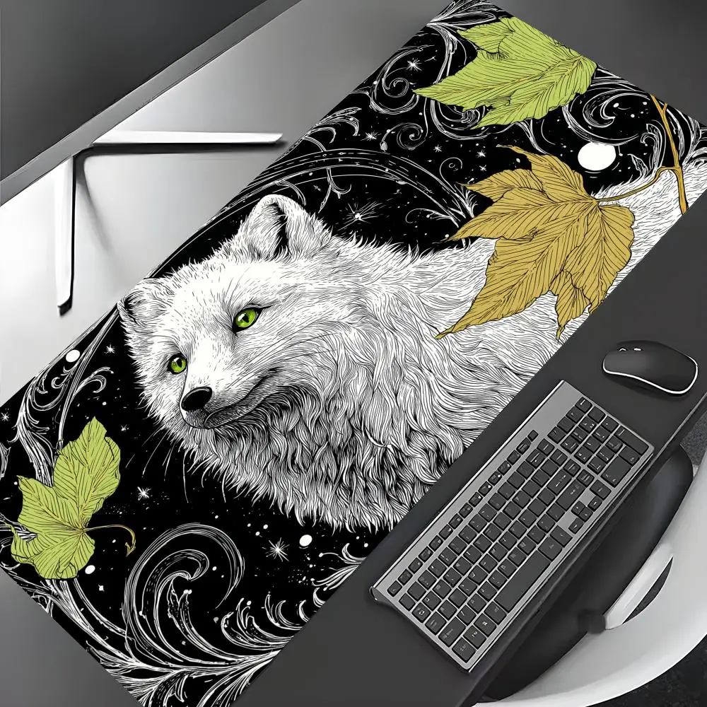 Elegant white foxs anime Mouse Pad Large Computer Office Game Table Mats Rubber Anti-slip XXL mouse mat HDP Long Desk Pads
Elegant white foxs anime Mouse Pad Large Computer Office Game Table Mats Rubber Anti-slip XXL mouse mat HDP Long Desk Pads