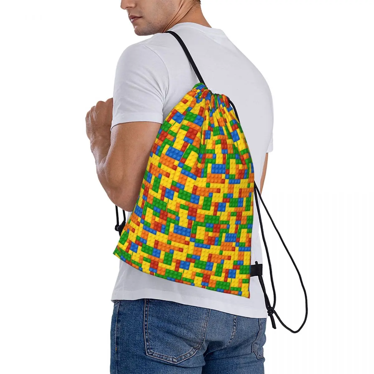 Building Blocks Construction Brick Backpacks Multi-function Drawstring Bags Sports Bag Book Bags for Man Woman School
Building Blocks Construction Brick Backpacks Multi-function Drawstring Bags Sports Bag Book Bags for Man Woman School