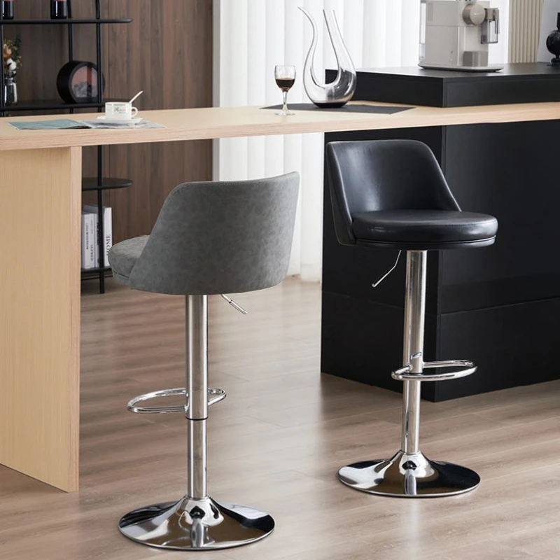 Барные стулья с регулируемыми и вращающимися спинками, высококачественные и модные барные стулья в домашнем стиле, железный стул на высоких ножках
Барные стулья с регулируемыми и вращающимися спинками, высококачественные и модные барные стулья в домашнем стиле, железный стул на высоких ножках