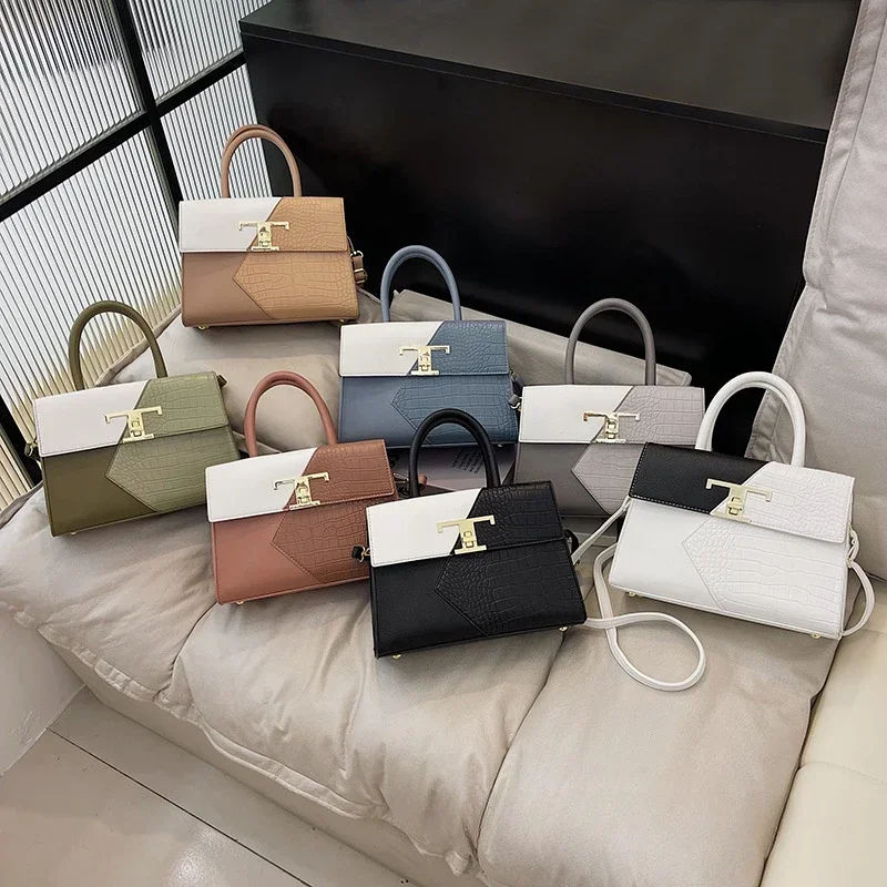Personality Luxury Fashion Patchwork Handbag Women's Shoulder Bag Senior Oblique Cross Small Square Bag
Personality Luxury Fashion Patchwork Handbag Women's Shoulder Bag Senior Oblique Cross Small Square Bag