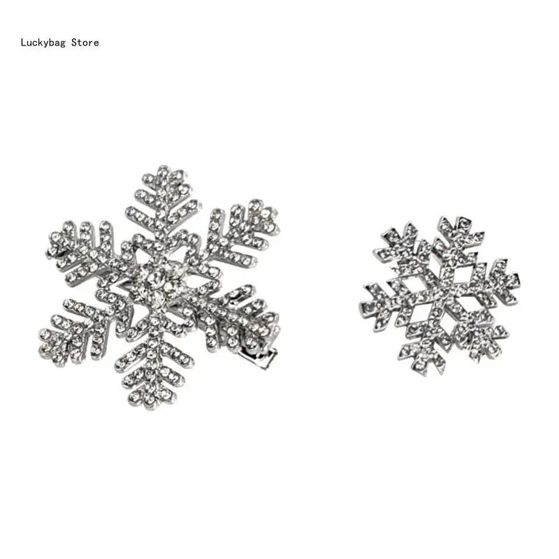 Snowflake Hair Clip Rhinestones Hairpin Headwear Sweet Balletcore Hairpin Women
Snowflake Hair Clip Rhinestones Hairpin Headwear Sweet Balletcore Hairpin Women