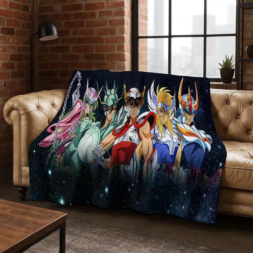 Retro Anime Saint Seiya Gold Saint Cartoon Flannel Blanket,Cozy Soft Throw Blanket for Home Bedroom Bed Sofa Picnic Cover Kids
Retro Anime Saint Seiya Gold Saint Cartoon Flannel Blanket,Cozy Soft Throw Blanket for Home Bedroom Bed Sofa Picnic Cover Kids