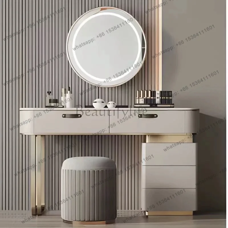 New Chinese Solid Wood Vanity Table Light Luxury Comfortable Makeup Drawers Storage Dressing Table Bathroom Home Furniture
New Chinese Solid Wood Vanity Table Light Luxury Comfortable Makeup Drawers Storage Dressing Table Bathroom Home Furniture