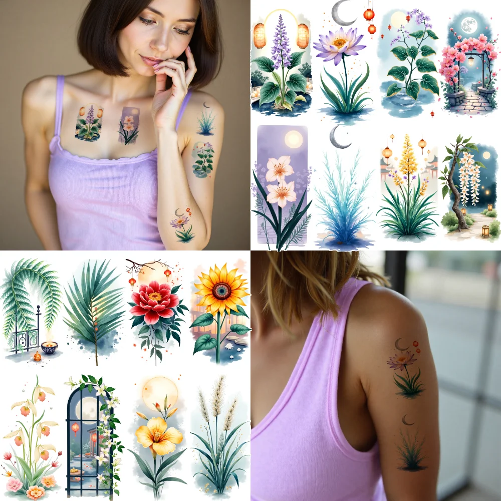 9 шт., временные татуировки с цветочным узором, временные татуировки, наклейки, декоративные цветы, акварель для плеч, груди, руки
9 шт., временные татуировки с цветочным узором, временные татуировки, наклейки, декоративные цветы, акварель для плеч, груди, руки