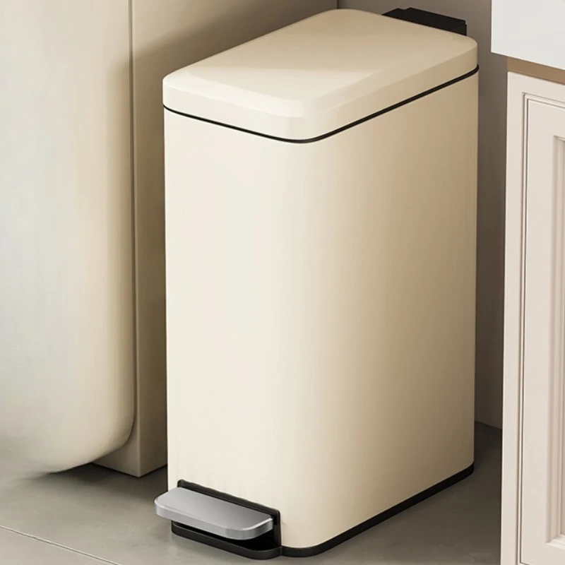 Pedal Trash Can Stainless Steel Waste Bins Living Room Creative Garbage Bin Household Food Rubbish Organization Containers
Pedal Trash Can Stainless Steel Waste Bins Living Room Creative Garbage Bin Household Food Rubbish Organization Containers