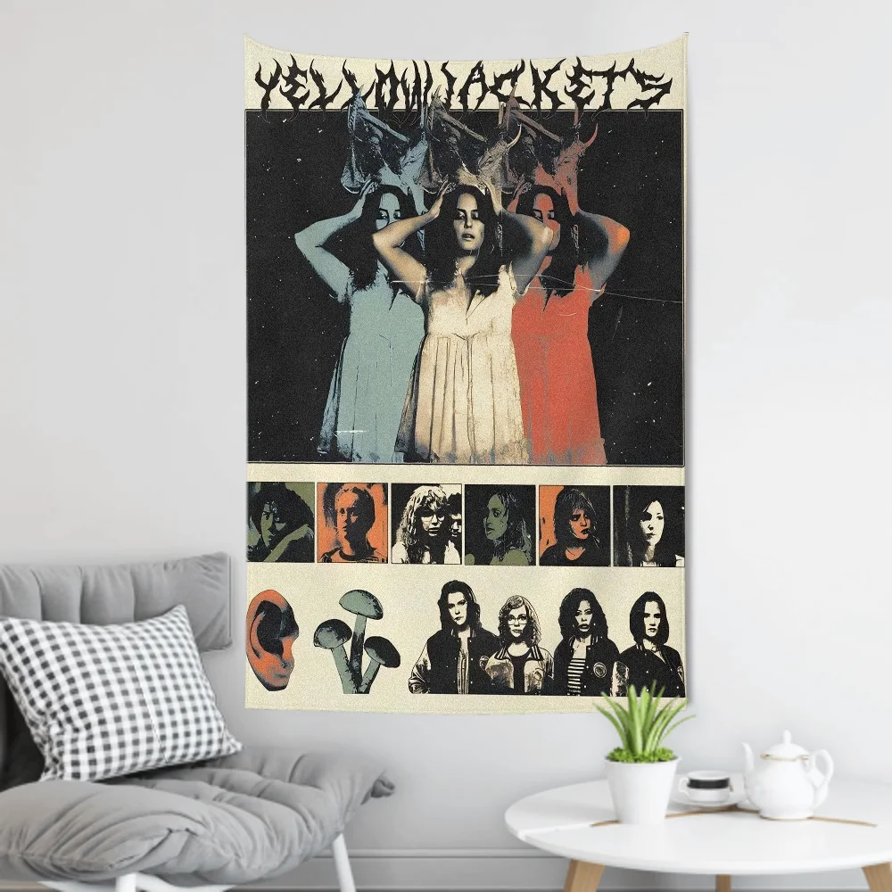 Psychological Horror Series Yellowjackets Tapestry Room Decor Wall Cloth Party Hanging Background Room Decor Baby Room
Psychological Horror Series Yellowjackets Tapestry Room Decor Wall Cloth Party Hanging Background Room Decor Baby Room