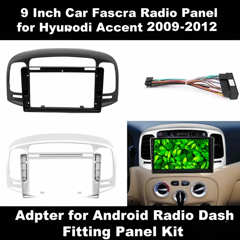 9-дюймовая автомобильная панель радиоприемника для Hyundai Accent 2009-2012, адаптер для Android-радио, комплект монтажной панели
9-дюймовая автомобильная панель радиоприемника для Hyundai Accent 2009-2012, адаптер для Android-радио, комплект монтажной панели