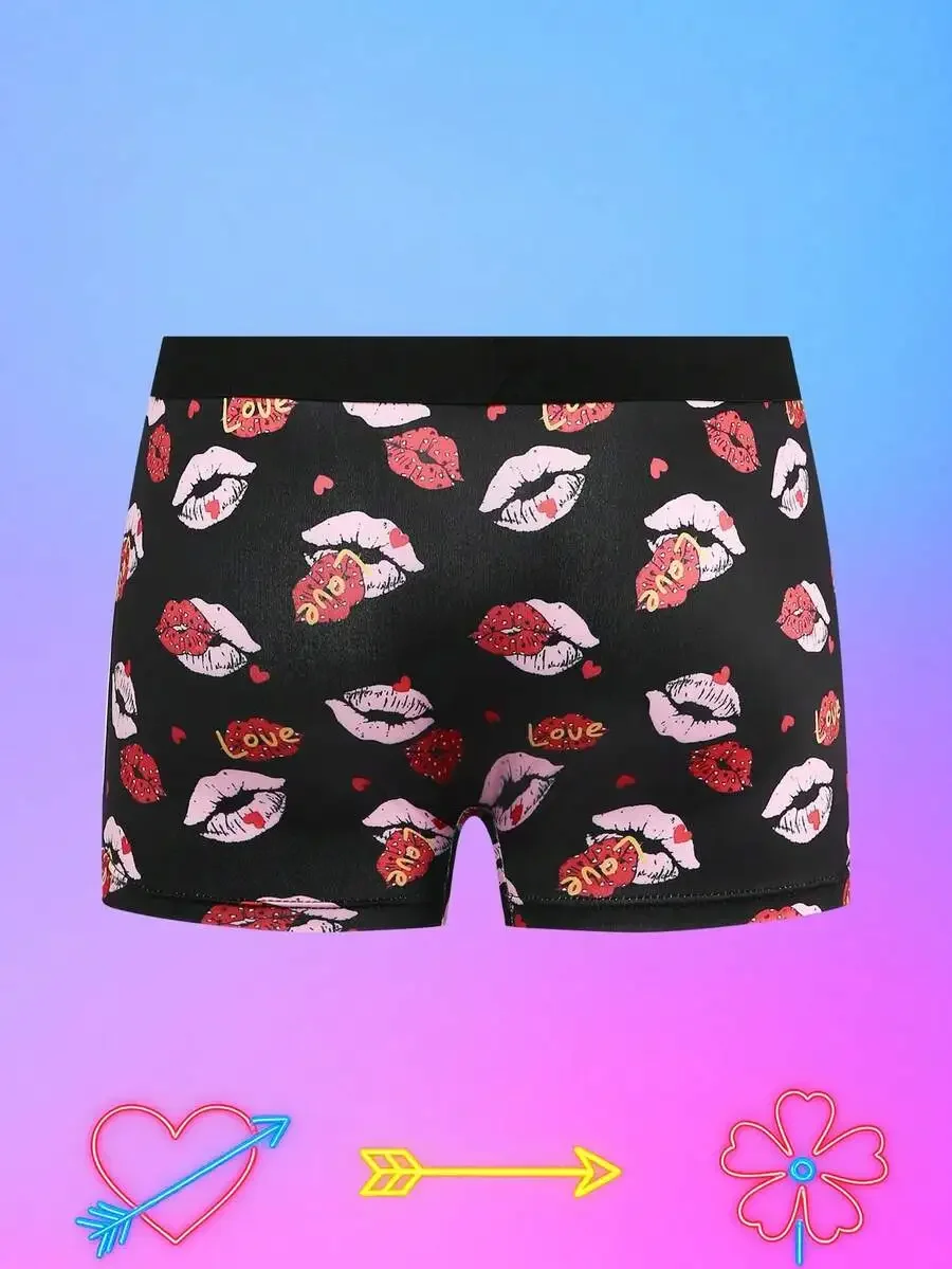 Mens Lip Print Valentines Day Stretchy Boxer Briefs For Party Vacation Daily Wear
Mens Lip Print Valentines Day Stretchy Boxer Briefs For Party Vacation Daily Wear