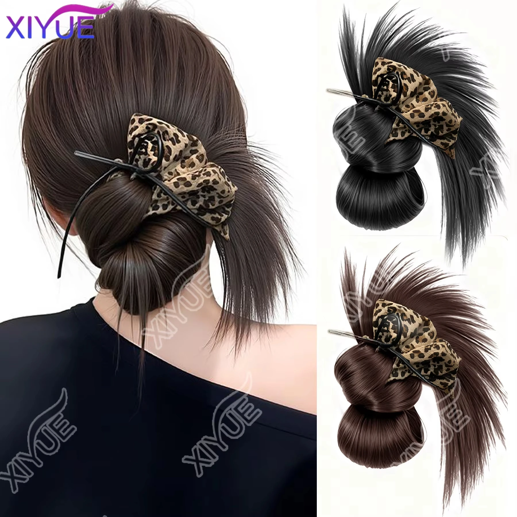 XIYUE Synthetic Bun Ponytail Hair Natural Fluffy Claw Clip Chignon Hair For Women Bun Wig Bag Hair Accessories For Daily Use
XIYUE Synthetic Bun Ponytail Hair Natural Fluffy Claw Clip Chignon Hair For Women Bun Wig Bag Hair Accessories For Daily Use