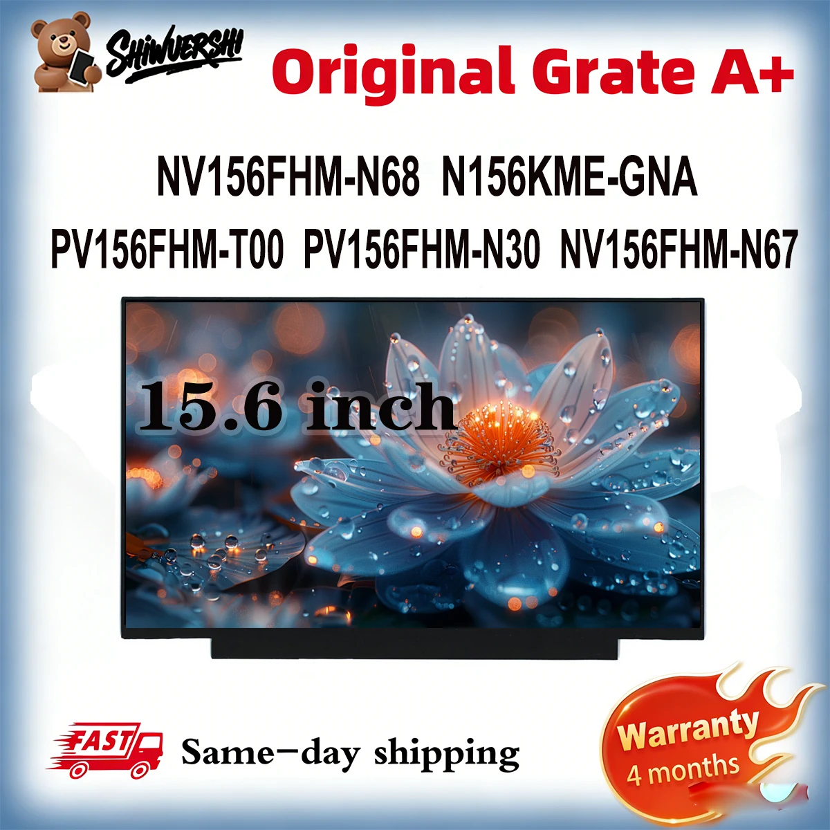 Original New A+ 15.6 inch Slim Laptop Lcd Screen Panel PV156FHM T00 PV156FHM N30 NV156FHM N67 NV156FHM N68 N156KME GNA
Original New A+ 15.6 inch Slim Laptop Lcd Screen Panel PV156FHM T00 PV156FHM N30 NV156FHM N67 NV156FHM N68 N156KME GNA