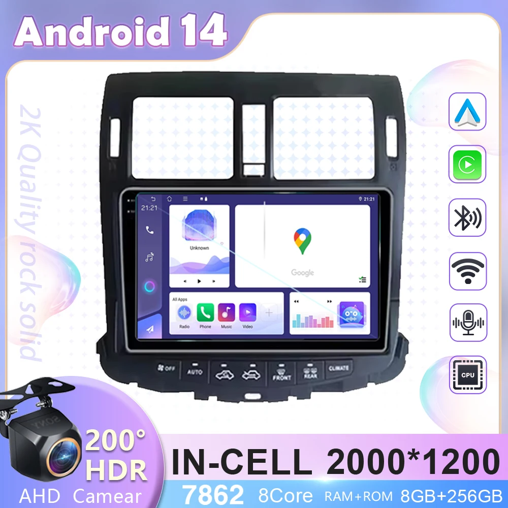 For Toyota Crown 2010 - 2013 Android 14 Car Stereo Radio Multimedia Player DVD GPS Navigation Head Unit Carplay Auto 2 din DVR
For Toyota Crown 2010 - 2013 Android 14 Car Stereo Radio Multimedia Player DVD GPS Navigation Head Unit Carplay Auto 2 din DVR