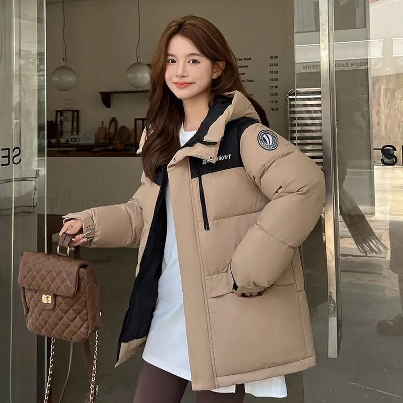 Chic Women's Cotton-Padded down Jacket Winter Warm Parka Mid-Length Contrast Stitching Thicke Overcoat 2026 New Style
Chic Women's Cotton-Padded down Jacket Winter Warm Parka Mid-Length Contrast Stitching Thicke Overcoat 2026 New Style