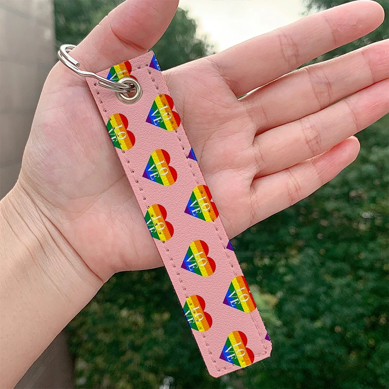 Fashion Love is love leather motorcycle Custom Key chain Strap Key rings Hanging Holder Bag Wallet Trinket Keychain Hanging Bag
Fashion Love is love leather motorcycle Custom Key chain Strap Key rings Hanging Holder Bag Wallet Trinket Keychain Hanging Bag