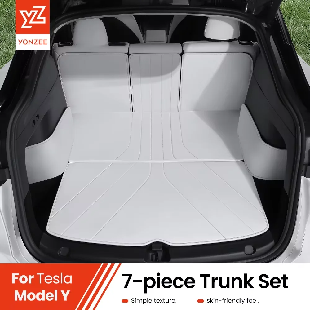 YZ For Tesla Model Y Leather Trunk Mats Fully Surrounded Waterproof Non-Slip Liner Custom Floor mat for Tesla Model Y 2017-2025
YZ For Tesla Model Y Leather Trunk Mats Fully Surrounded Waterproof Non-Slip Liner Custom Floor mat for Tesla Model Y 2017-2025
