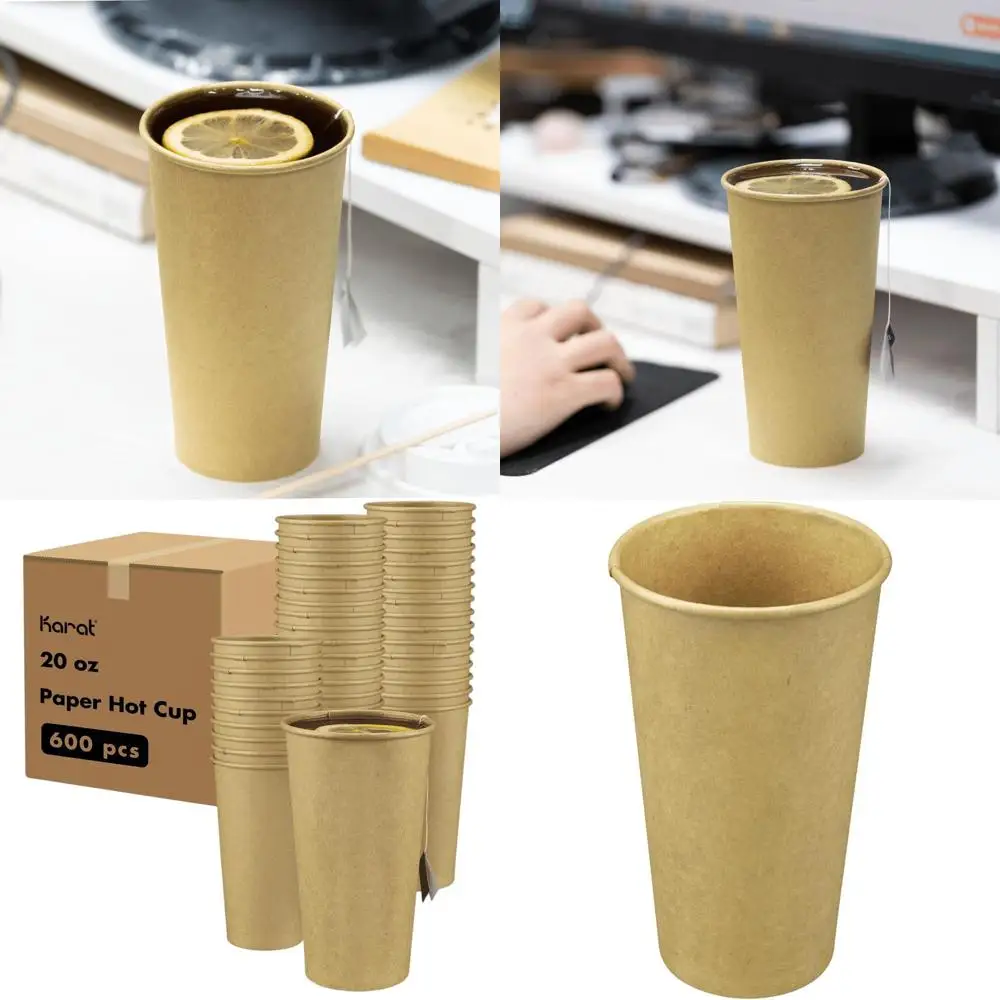 Одноразовые бумажные кофейные стаканы с двойными стенками, 20 унций, 600 штук, герметичные, идеально подходят для кафе и офисов, 90 мм
Одноразовые бумажные кофейные стаканы с двойными стенками, 20 унций, 600 штук, герметичные, идеально подходят для кафе и офисов, 90 мм