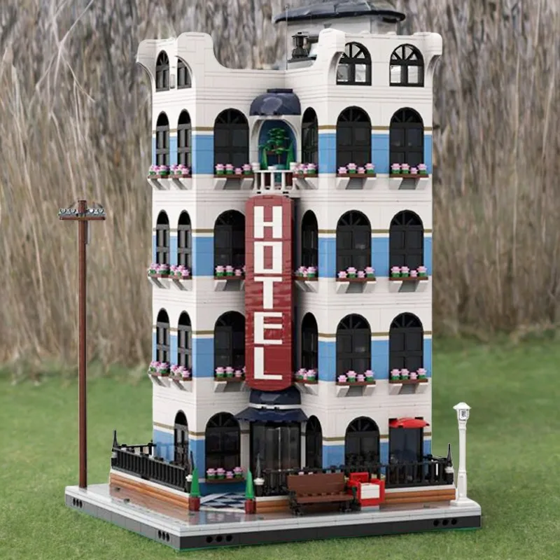 Midi-Scale 3578-Piece Corner Hotel Building Model, Ideal for Cityscapes and Display Purposes building blocks
Midi-Scale 3578-Piece Corner Hotel Building Model, Ideal for Cityscapes and Display Purposes building blocks