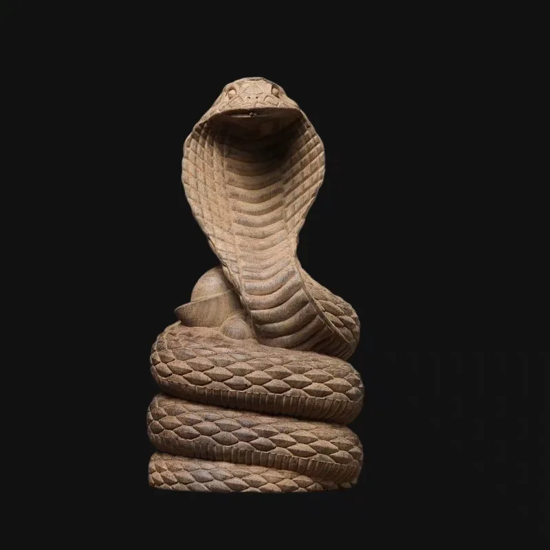 Изысканная металлическая статуэтка змеи ручной работы - 7,3 дюйма, аутентичная традиционная фигурка кобры для дома, офиса, фэн-шуй декора
Изысканная металлическая статуэтка змеи ручной работы - 7,3 дюйма, аутентичная традиционная фигурка кобры для дома, офиса, фэн-шуй декора