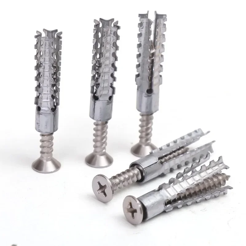 6/8Mm Hollow Wall Expansion Pipe Metal Anchor Screws Set Self Tapping Plug Drilling Fastener Bolt For Construction Installation
6/8Mm Hollow Wall Expansion Pipe Metal Anchor Screws Set Self Tapping Plug Drilling Fastener Bolt For Construction Installation