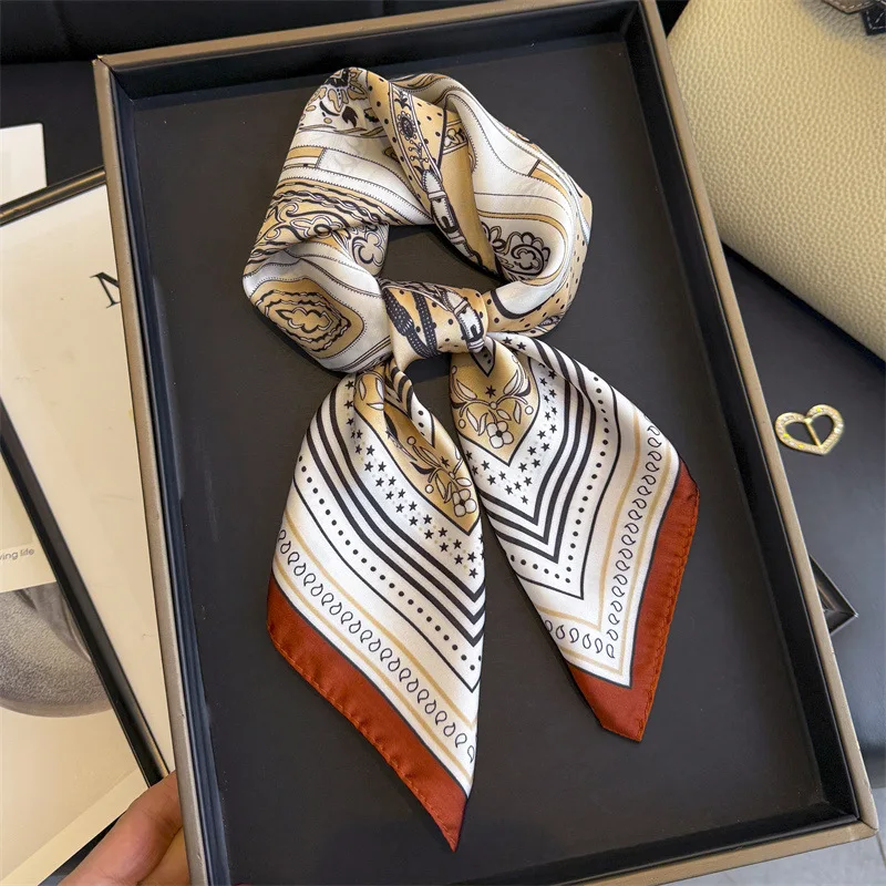 Scarf Headscarf Silk Hijab Women's Shawl Wraps Bandana Headband Neckerchief Foulards Femme Luxury Hair Bands Ribbon
Scarf Headscarf Silk Hijab Women's Shawl Wraps Bandana Headband Neckerchief Foulards Femme Luxury Hair Bands Ribbon