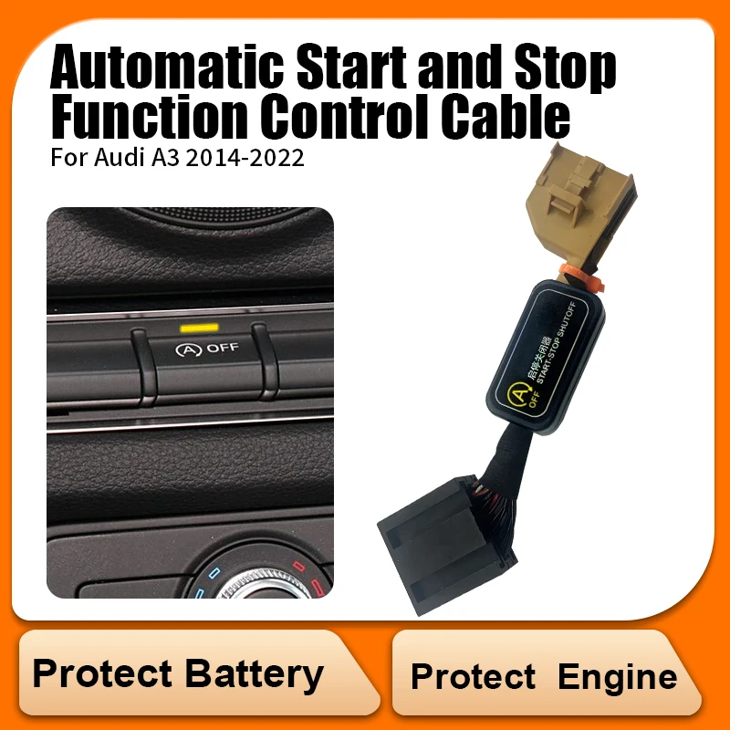 For AUDI A3 2014-2022 Car Automatic Stop Start Engine System Off Close Control Sensor Plug Smart Stop Cancel Auto Accessorie
For AUDI A3 2014-2022 Car Automatic Stop Start Engine System Off Close Control Sensor Plug Smart Stop Cancel Auto Accessorie