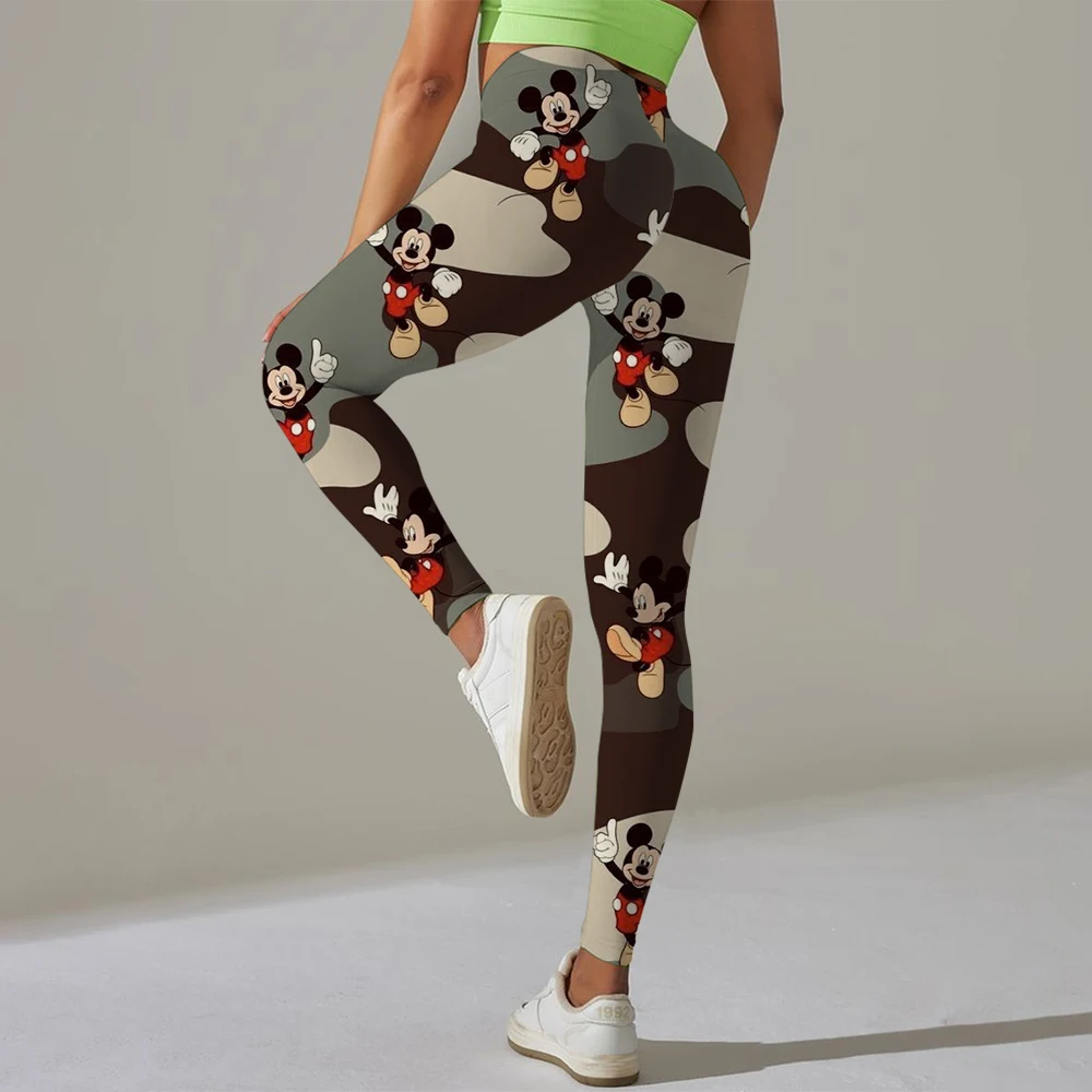 Women Sports Leggings Elastic Peach Buttocks Fitness Pants With Raised Hips And High Waist Mickey Mouse print Yoga Pants Tight
Women Sports Leggings Elastic Peach Buttocks Fitness Pants With Raised Hips And High Waist Mickey Mouse print Yoga Pants Tight 