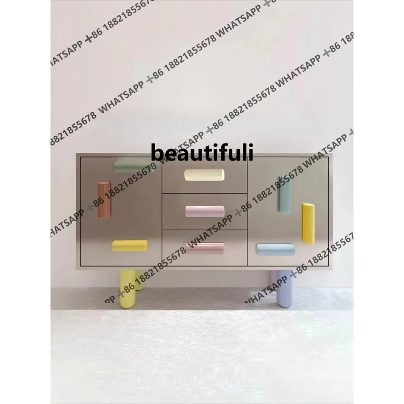 Light luxury medieval solid wood high-end creative dining side cabinet household white oak storage
Light luxury medieval solid wood high-end creative dining side cabinet household white oak storage