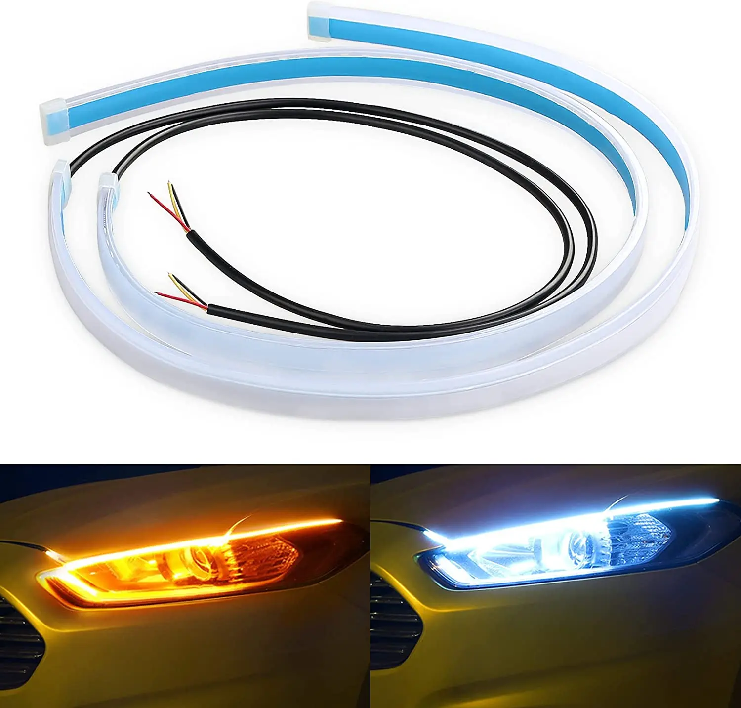 2 шт. DRL автомобильный гибкий светодиодный дневные ходовые огни Поворотная сигнальная лампа фара Водонепроницаемая 30 см 45 см 60 см белый красный желтый синий
2 шт. DRL автомобильный гибкий светодиодный дневные ходовые огни Поворотная сигнальная лампа фара Водонепроницаемая 30 см 45 см 60 см белый красный желтый синий