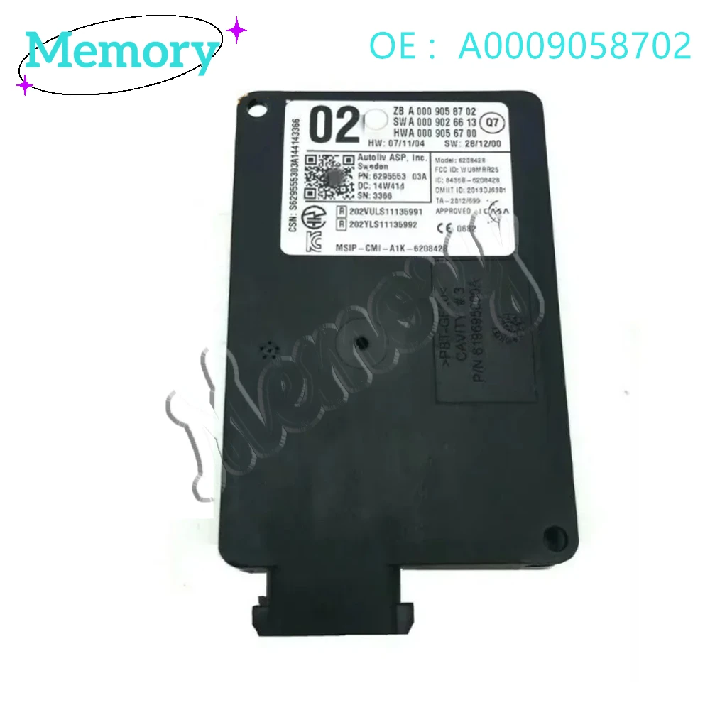 A0009058702 0009058702 Radar Sensor Assist Module for Mercedes-Benz W222 W212 W217 W207 ML GL GLE W166 W205
A0009058702 0009058702 Radar Sensor Assist Module for Mercedes-Benz W222 W212 W217 W207 ML GL GLE W166 W205