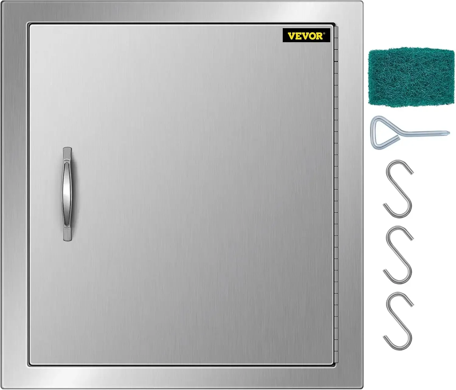 BBQ Access Door 18W x 20H Inch, Vertical Single BBQ Door Stainless Steel, Outdoor Kitchen Doors for BBQ Island
BBQ Access Door 18W x 20H Inch, Vertical Single BBQ Door Stainless Steel, Outdoor Kitchen Doors for BBQ Island
