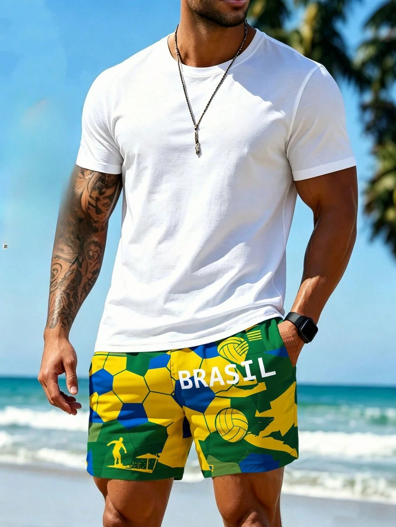 Trending Hot Sale Brazil Football Element Men Beach Swim Shorts Breathable Lightweight Short Pants Pool Party Street Casual Look
Trending Hot Sale Brazil Football Element Men Beach Swim Shorts Breathable Lightweight Short Pants Pool Party Street Casual Look