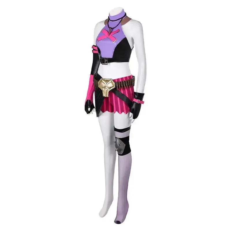 XT8Jinx Cosplay LoL Costume Cartoon Arcane Disguise Adult Women Ves Shorts Gloves Belt Outfits Halloween Carnival Party Sui@XT6!
XT8Jinx Cosplay LoL Costume Cartoon Arcane Disguise Adult Women Ves Shorts Gloves Belt Outfits Halloween Carnival Party Sui@XT6!