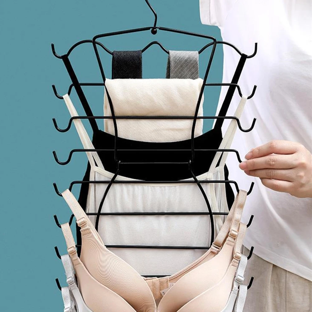 8-Tier Bra Hanger Tank Tops Hanger Space Saving Belt Organizer Underwear Sock Storage Rack Hanging Closet Closet Organizer Bra
8-Tier Bra Hanger Tank Tops Hanger Space Saving Belt Organizer Underwear Sock Storage Rack Hanging Closet Closet Organizer Bra