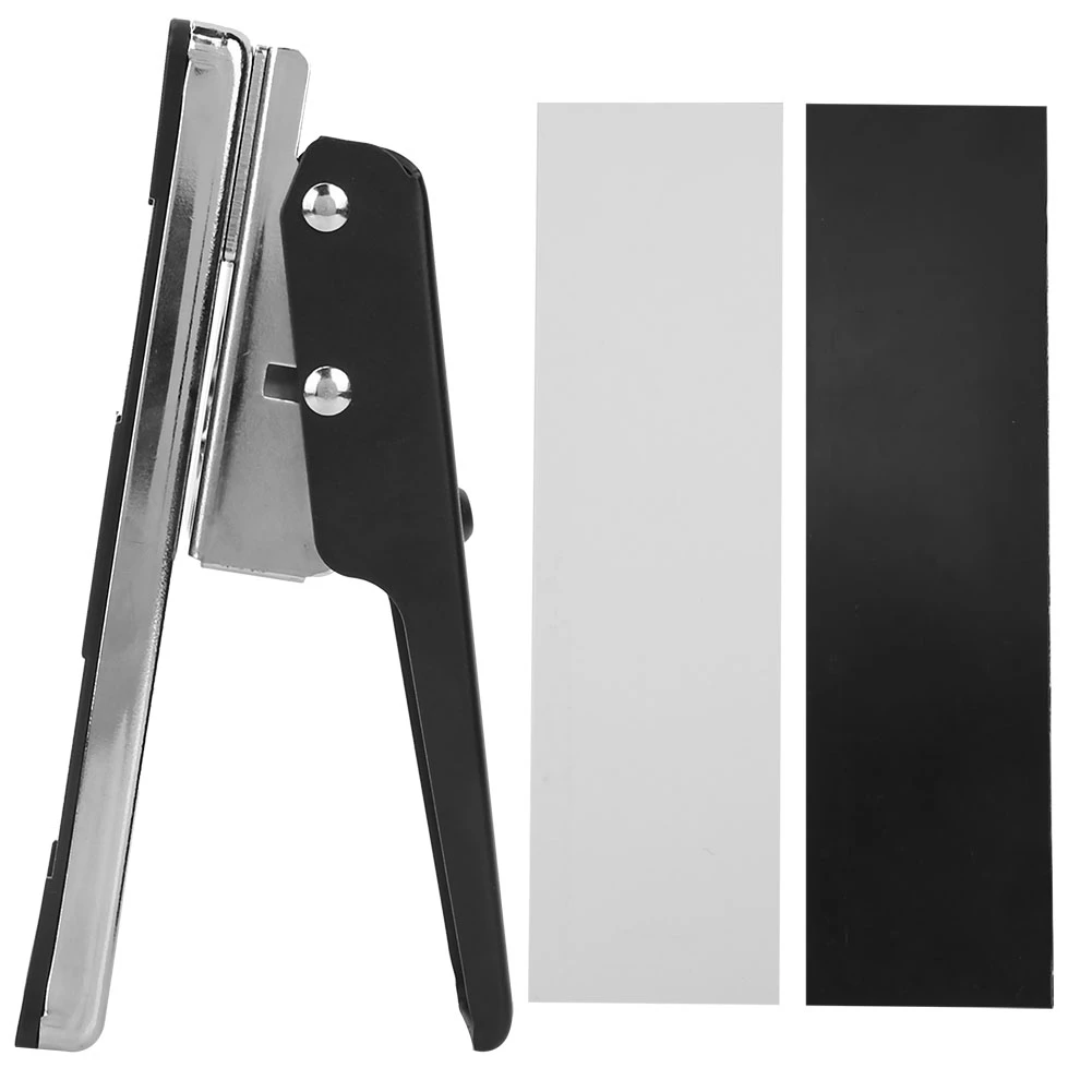 DIY Guitar Bass Plectrum Pick Maker Punch Tool with 2 Molds Metal Accessory
DIY Guitar Bass Plectrum Pick Maker Punch Tool with 2 Molds Metal Accessory